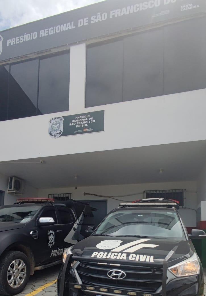 Polícia Civil prende homem condenado a 23 anos de prisão por estupro de vulnerável em Araquari