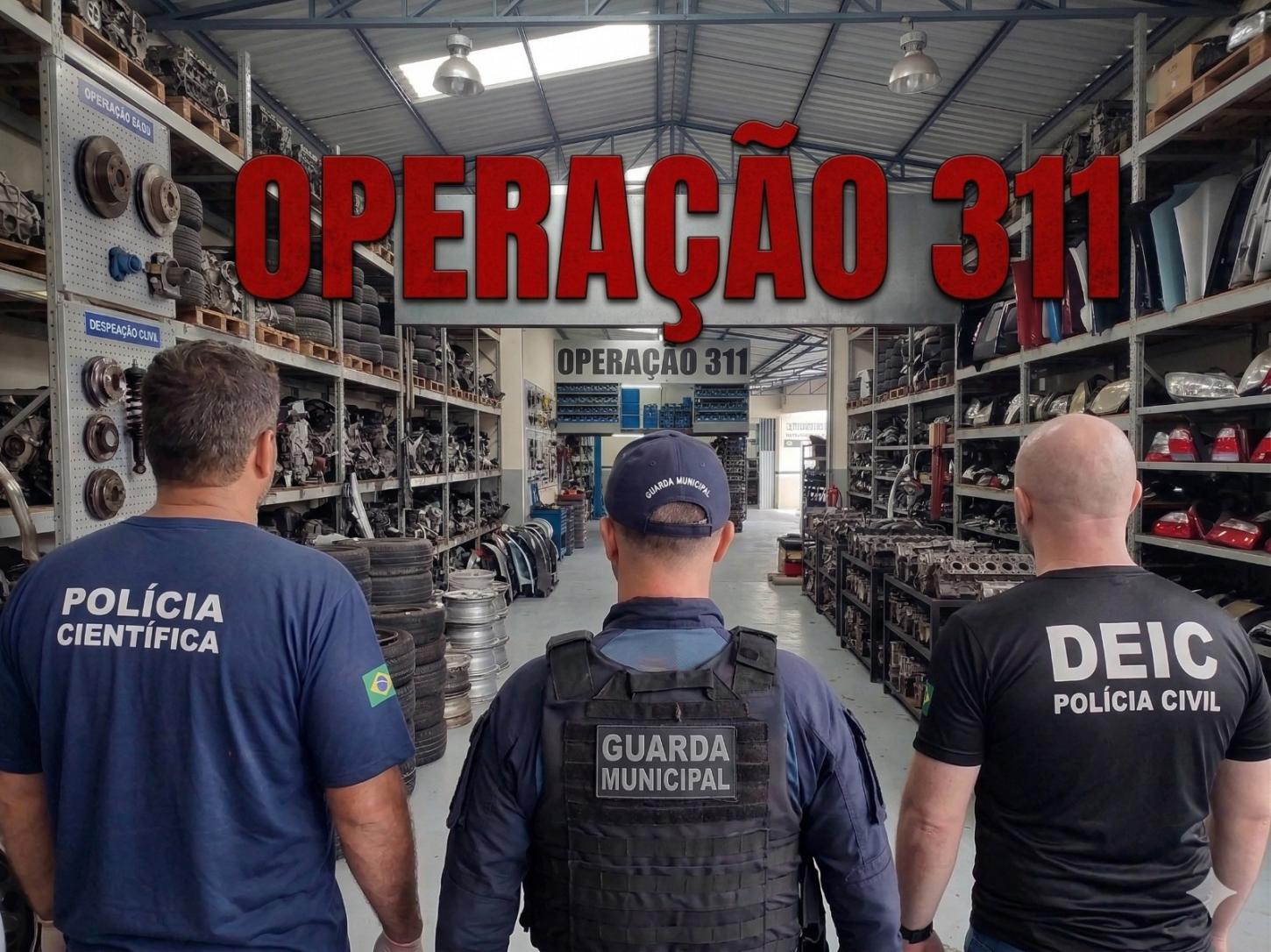 Empresário é preso durante Operação 311 da DFRV/DEIC