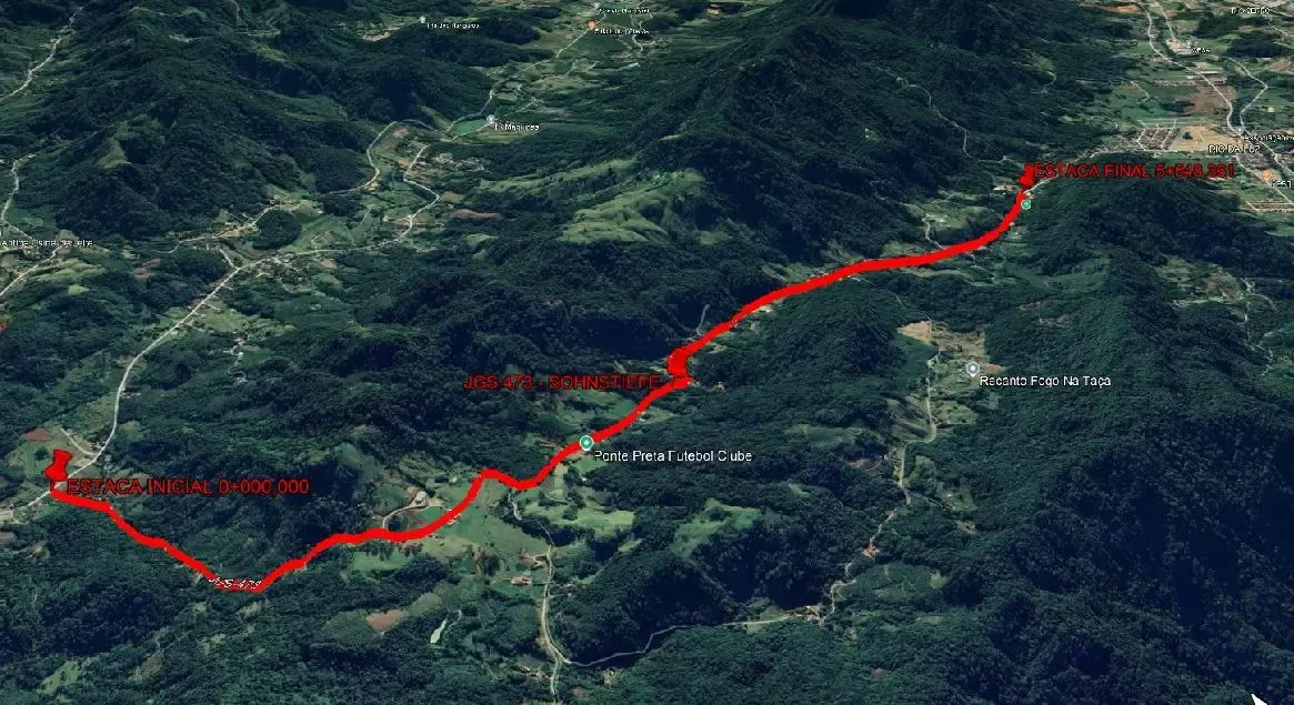 Pavimentação rural impulsiona o desenvolvimento no interior de Jaraguá do Sul