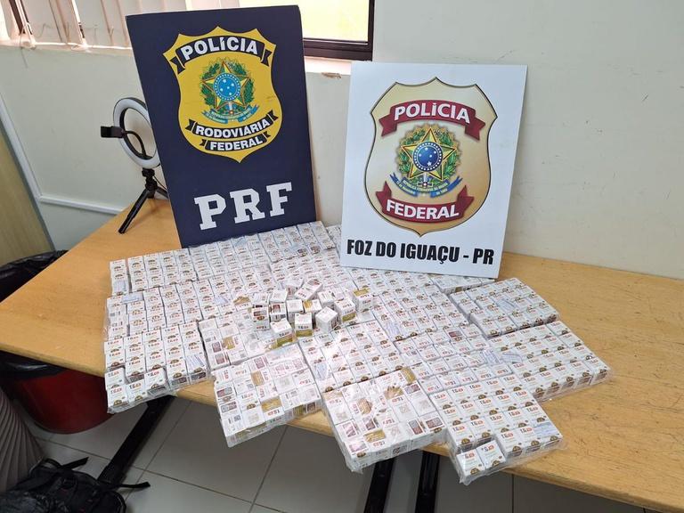 PF e PRF apreendem medicamentos estrangeiros irregulares no Paraná