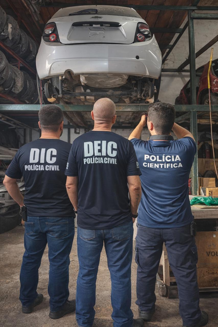 Polícia Civil desmantela esquema de peças ilícitas e prende empresário em nova fase da Operação 311