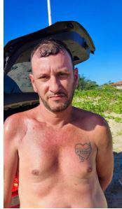 Polícia Civil divulga imagens de autor de homicídio na Praia da Pinheira