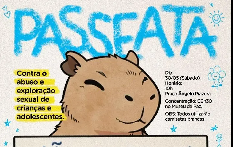 Passeata contra abuso e exploração sexual de crianças e adolescentes ocorrerá no sábado