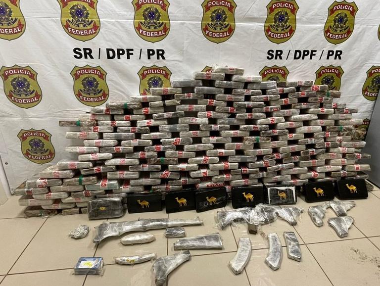 PF prende suspeito por tráfico internacional de drogas e de armas