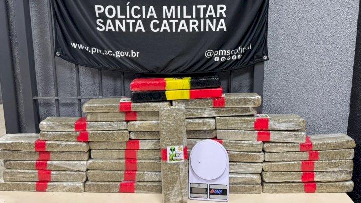 Mais de uma tonelada de maconha é apreendida em diferentes regiões do Estado