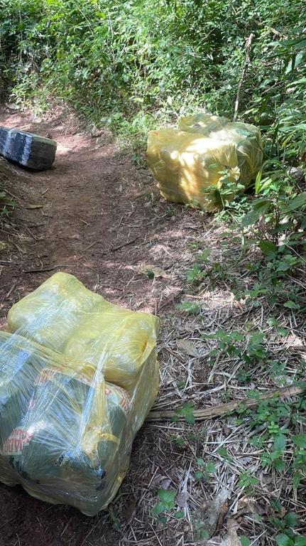 PF e PM/PR apreendem cerca de 100 kg de maconha no Paraná