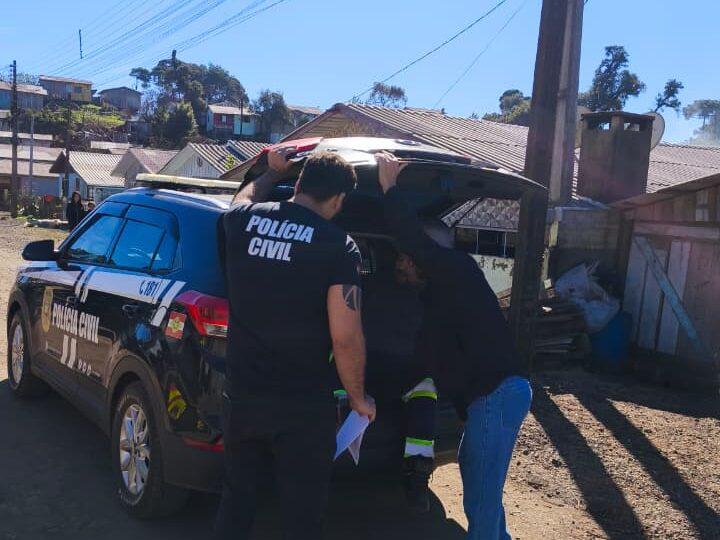 Polícia Civil cumpre prisão preventiva de investigado por tentativa de feminicídio, roubo e violência doméstica em Santa Cecília