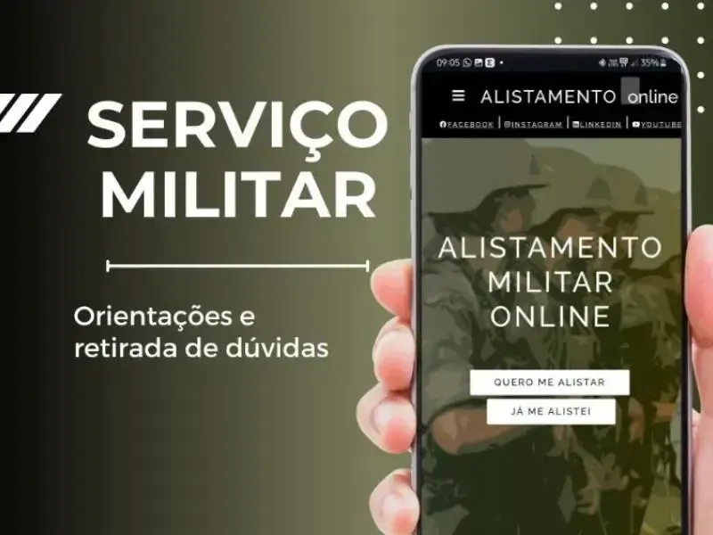 Prazo do alistamento militar deste ano segue até o fim deste mês