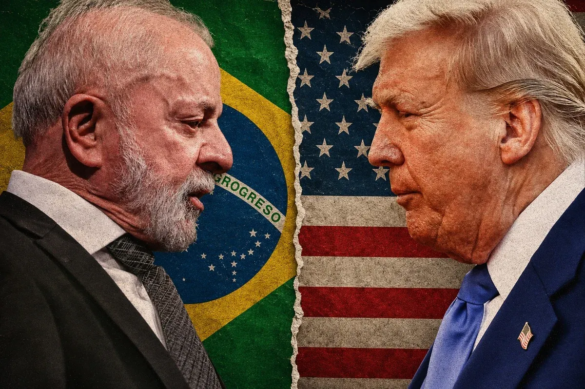 Trump compartilha artigo que cita eleição no Brasil como 