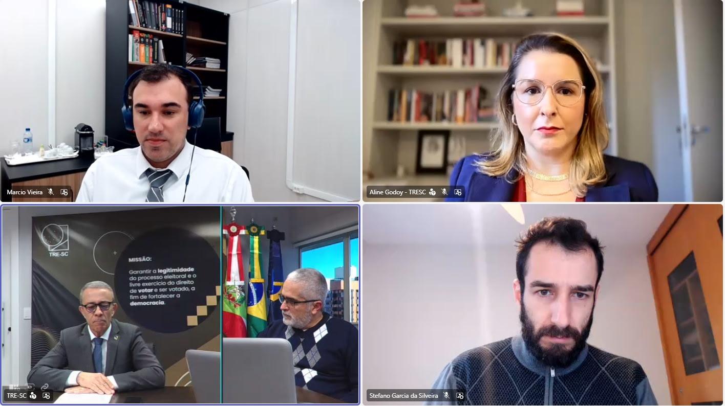 MPSC e TRE/SC alinham estratégias para enfrentamento de crimes eleitorais no pleito de 2026