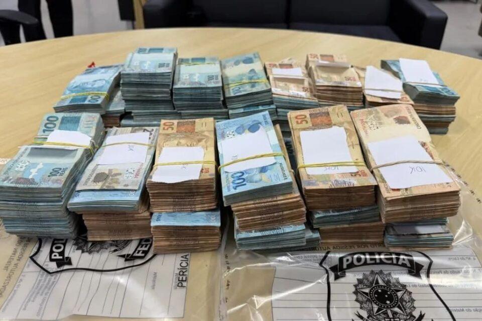 PF apreende R$510 mil em mala de ex-candidata do PSD de Brasília