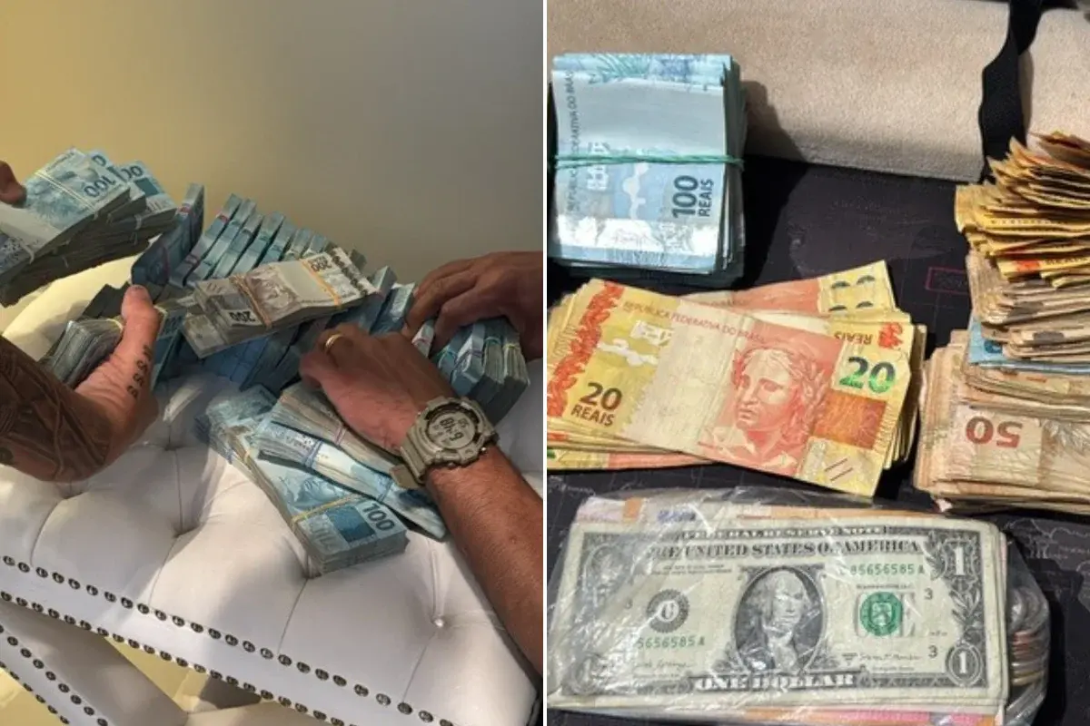 Pilhas de dinheiro são encontradas em operação contra delegado da PF