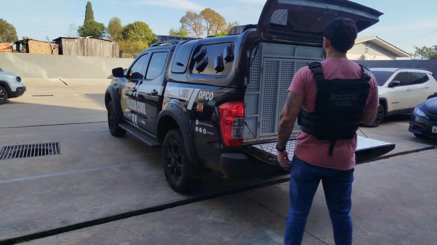 Polícia Civil de Xaxim prende homem condenado por estupro de vulnerável