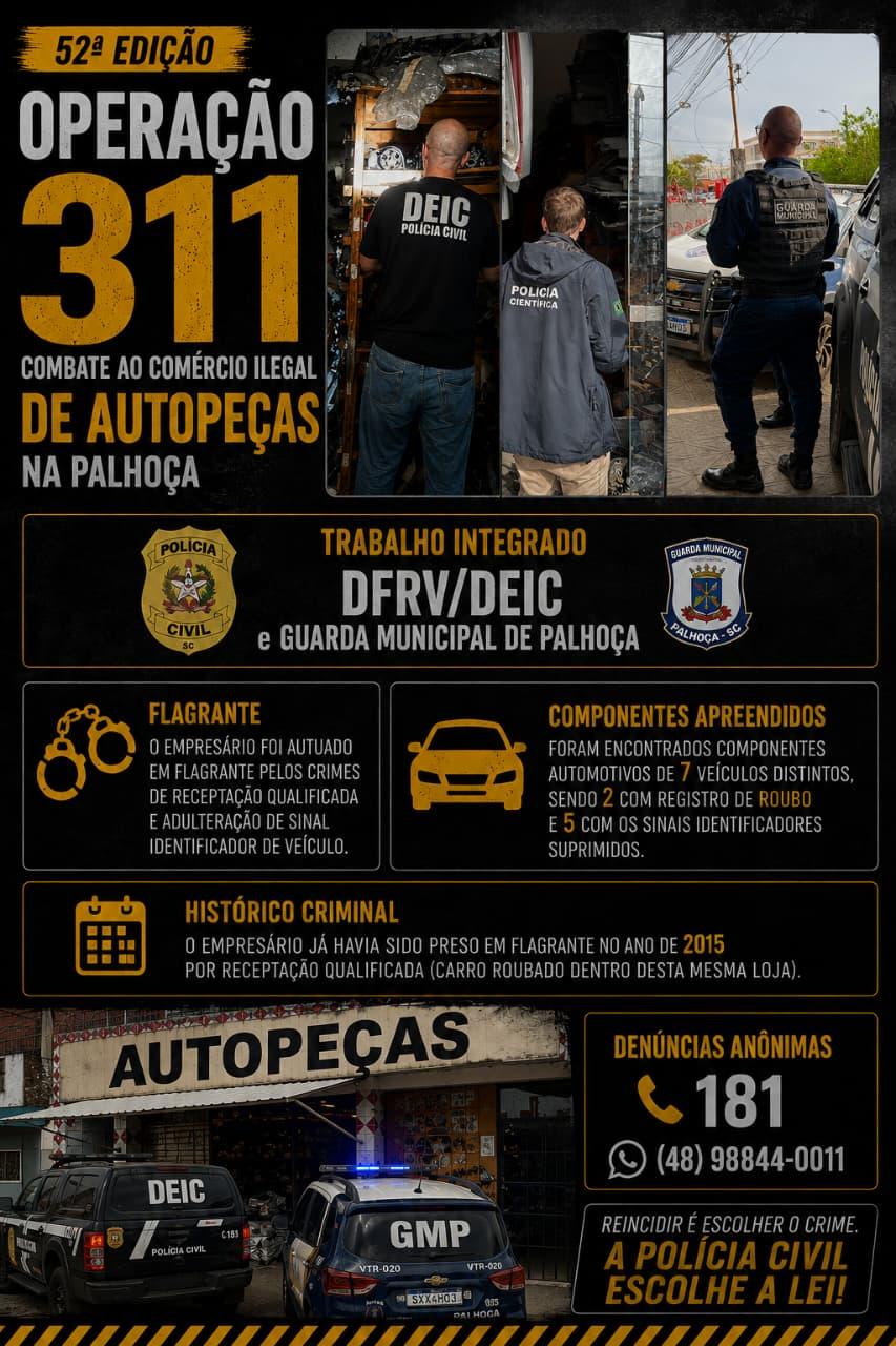 Mais uma edição da Operação 311