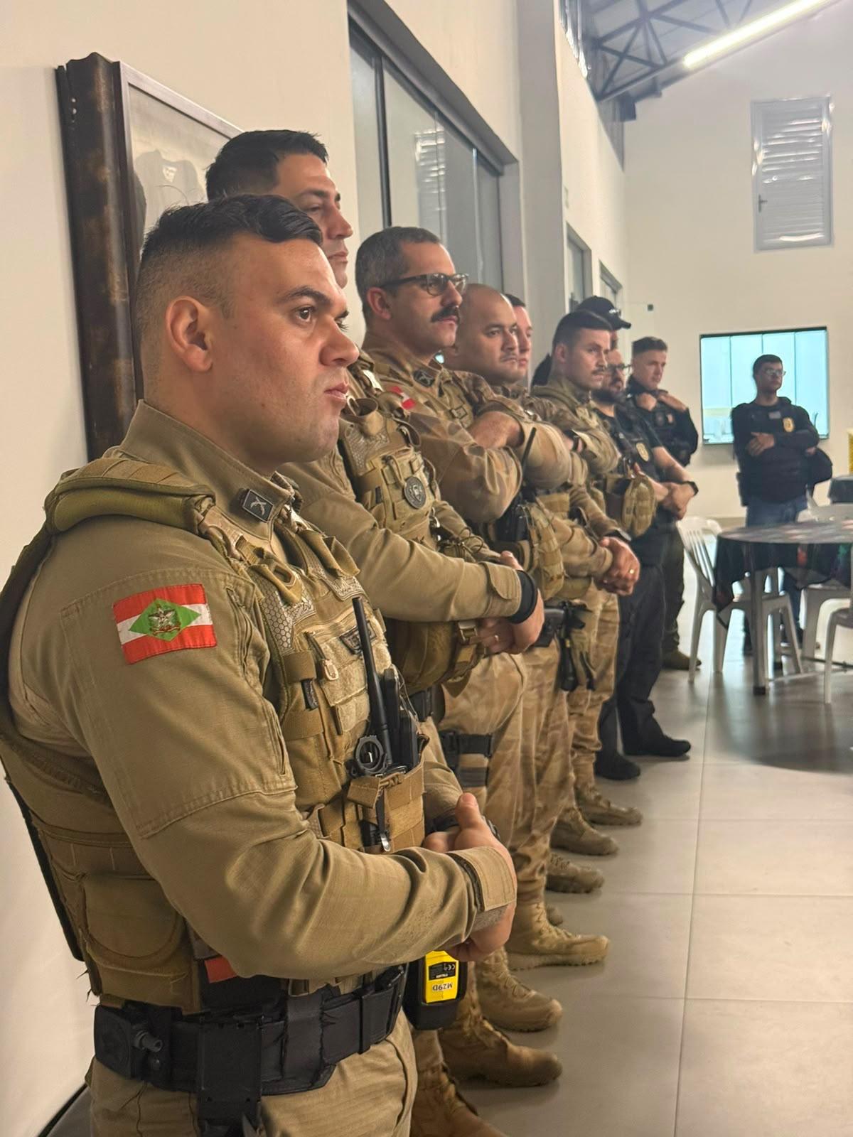 PMSC e PCSC na operação
