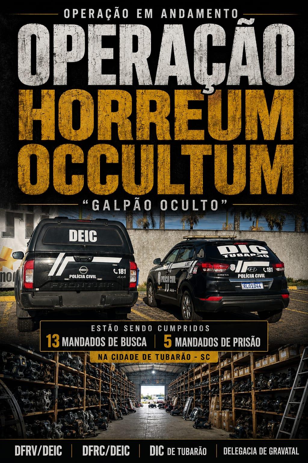 Operação da DFRV/DEIC