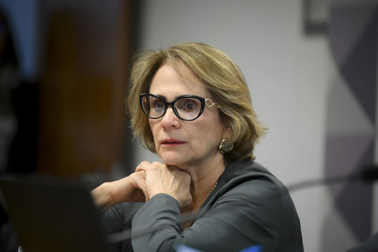 Damares pede obstrução total no Senado até afastamento de Moraes