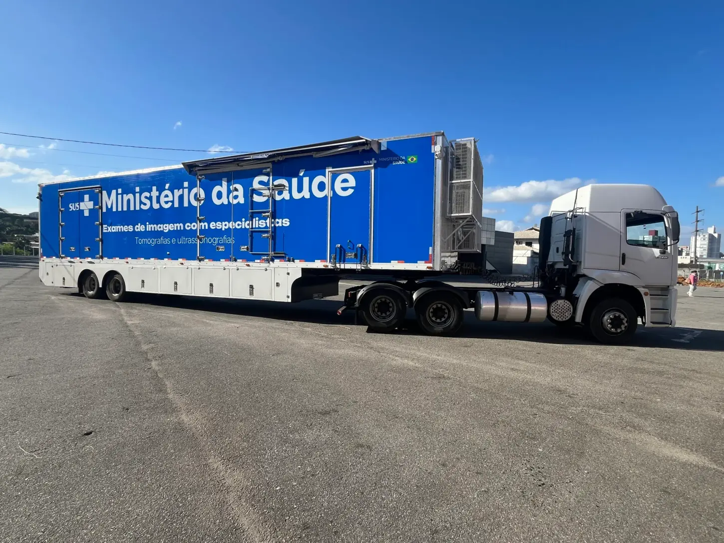 Exames de imagem na carreta do Ministério da Saúde devem começar nesta semana