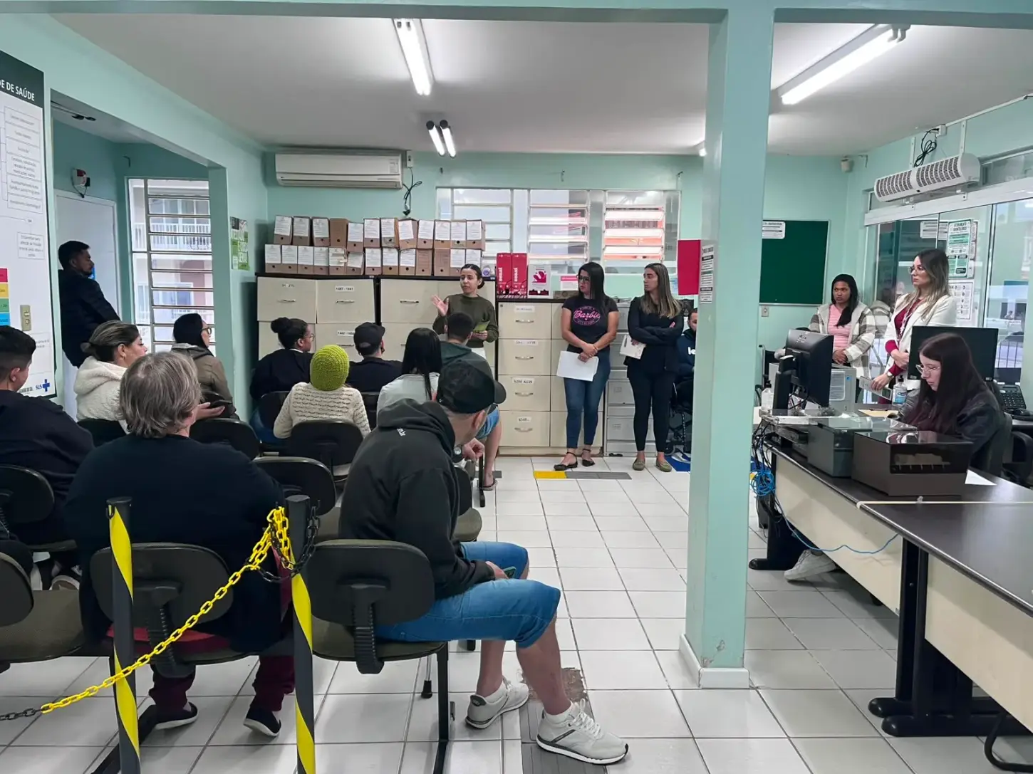 Saúde leva orientação sobre ISTs e tuberculose para salas de espera das UBSs