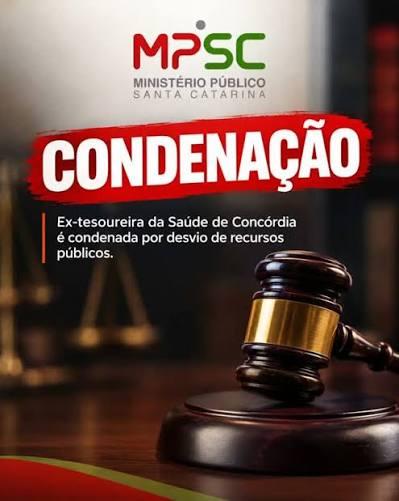 Ministério Público obtém a condenação de ex-tesoureira que desviou recursos da Saúde