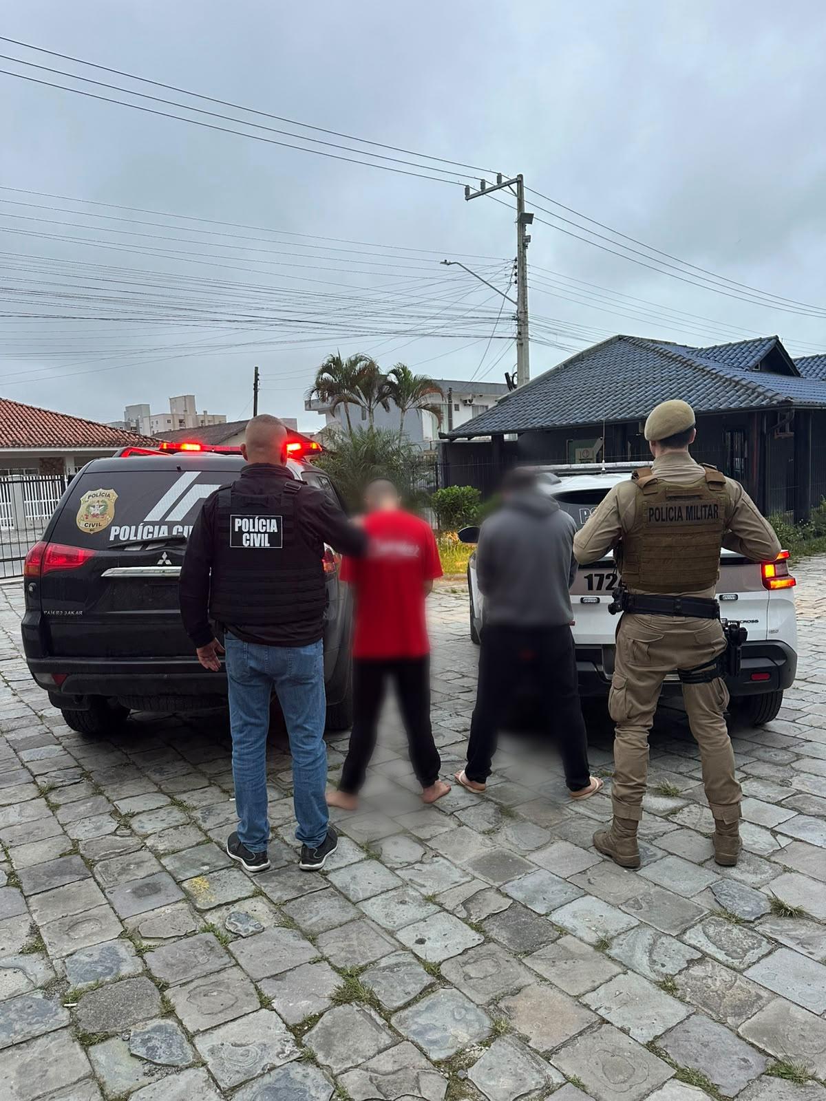 PCSC e PMSC prende homem apontado como mandante de duplo homicídio ocorrido em Navegantes