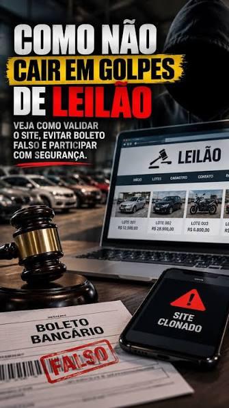 Polícia cumpre mandados de prisão contra o golpe do falso site de leilão