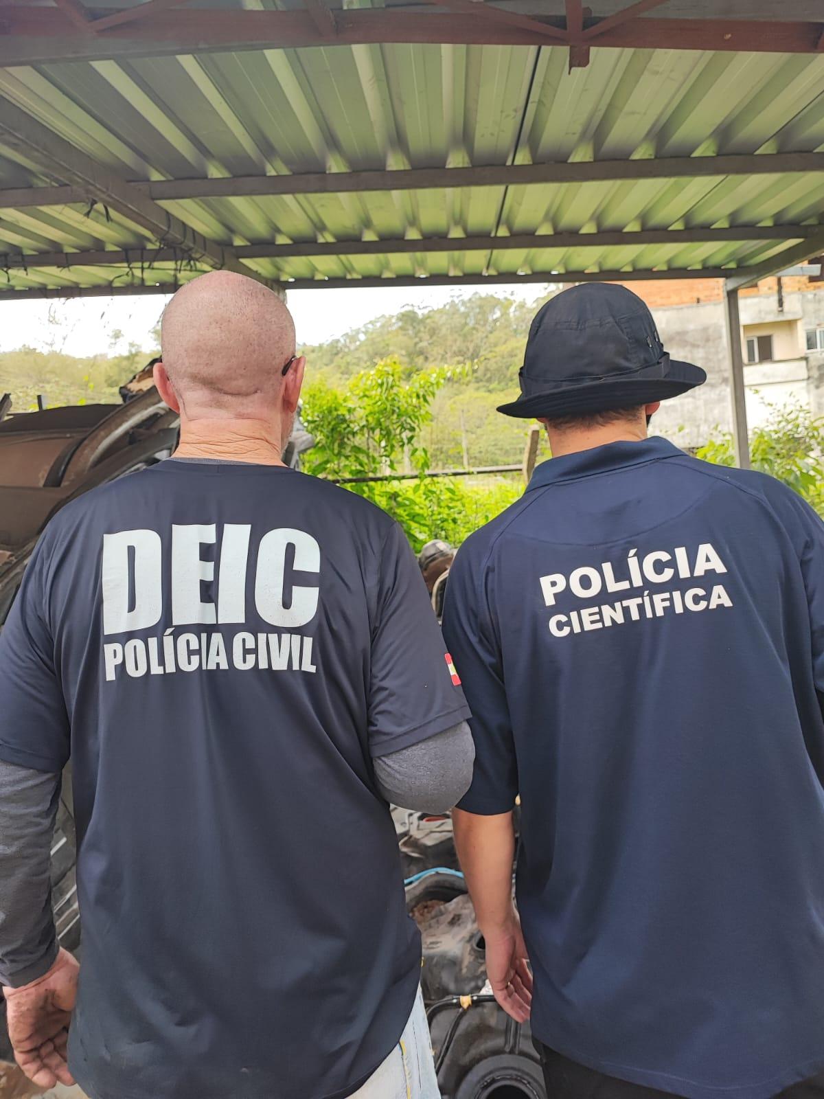Operação DFRV/DEIC /Polícia Cient