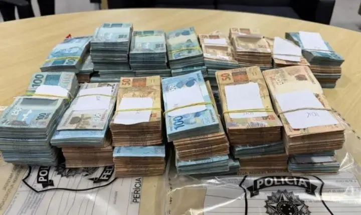 PF apreende R$510 mil em mala de ex-candidata do PSD de Brasília