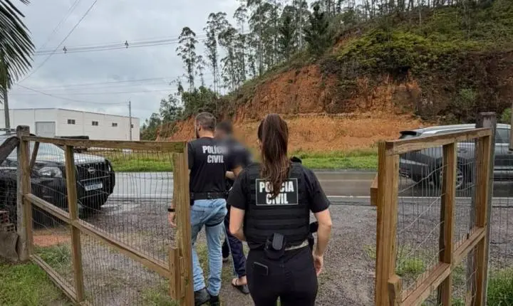Polícia Civil cumpre mandado de prisão temporária por tentativa de homicídio qualificado em Lauro Müller