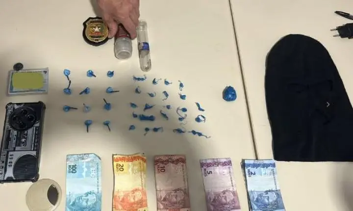 Polícia Civil e Militar prendem homem por tráfico de drogas