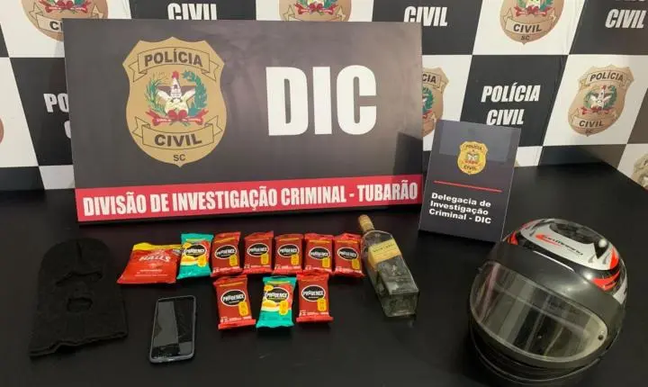 Polícia Civil prende homem investigado por roubo a comércio e estupro em Tubarão