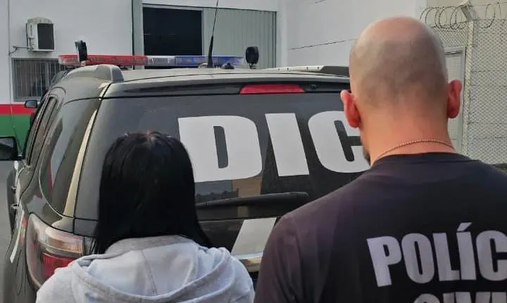 Polícia Civl prende mulher condenada por tráfico e associação para o tráfico de drogas