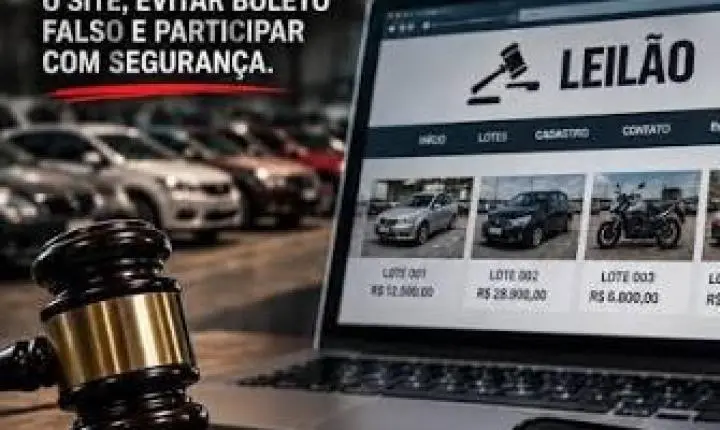 Polícia cumpre mandados de prisão contra o golpe do falso site de leilão
