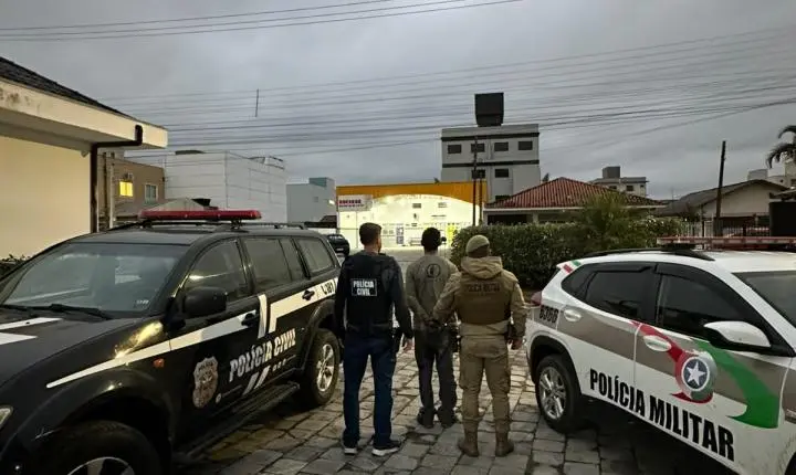 Polícia prende autor de roubo com emprego de arma de fogo